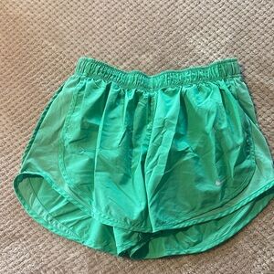 Nike DRI-FIT Women's Green Athletic Shorts